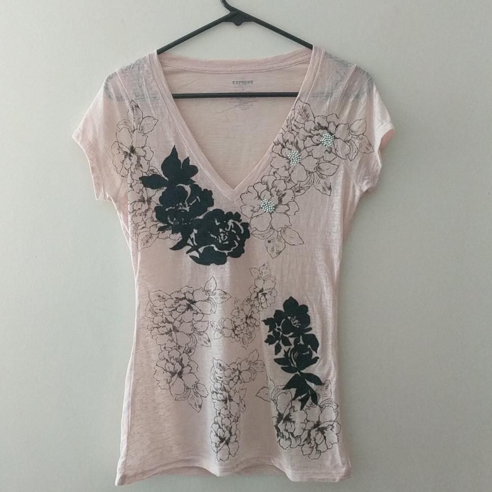 Express cotton floral top